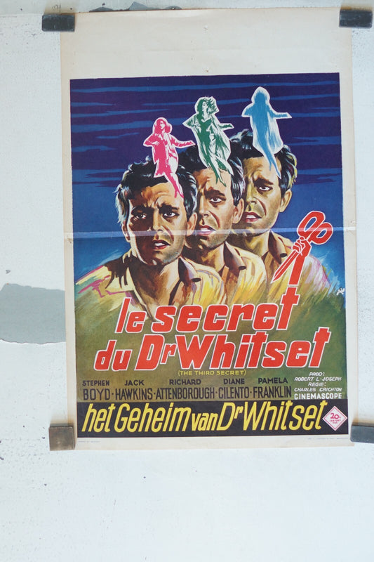 LES SECRET DU DR WHITSET MOVIE POSTER ORIGINAL (60X80) STEPHEN BOYD – JACK