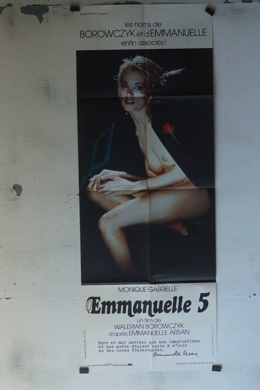 EMMANUELLE 5 POSTER ORIGINAL 60x160 MONIQUE GABRIELLE