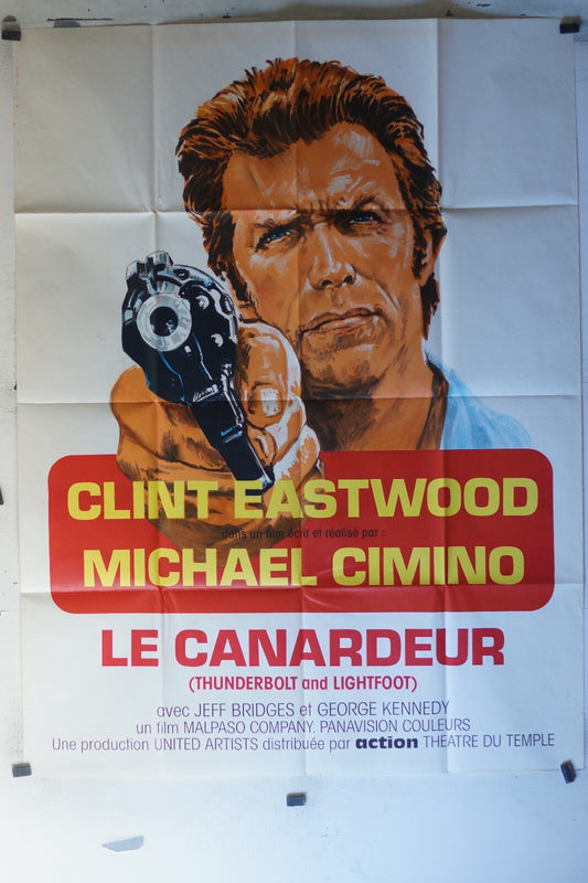 CANARDEUR (LE) MOVIE POSTER 120X160 Clint Eastwood , Jeff Bridges 