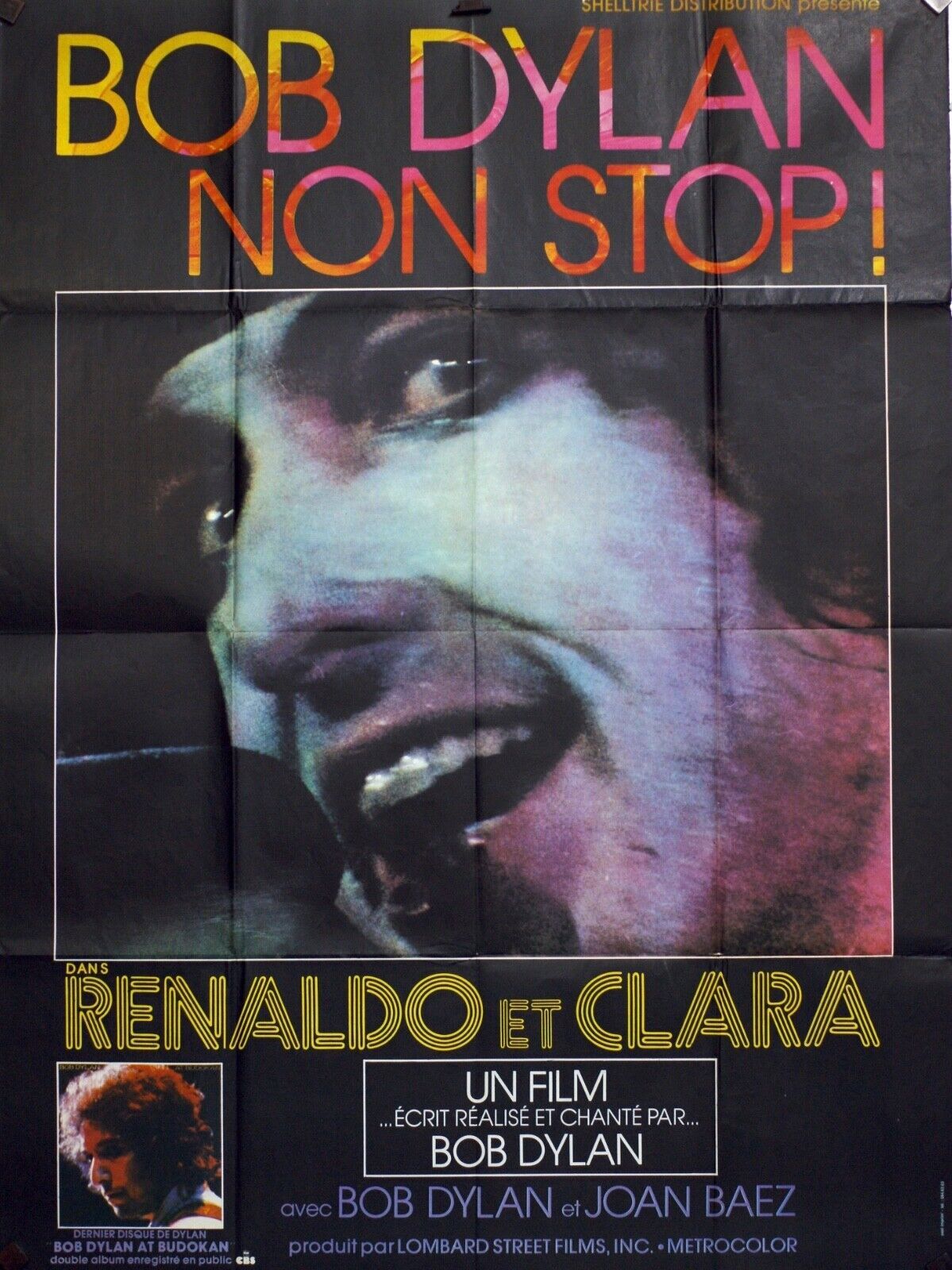 RENALDO ET CLARA MOVIE POSTER ORIGINAL 120x160 BOB DYLAN