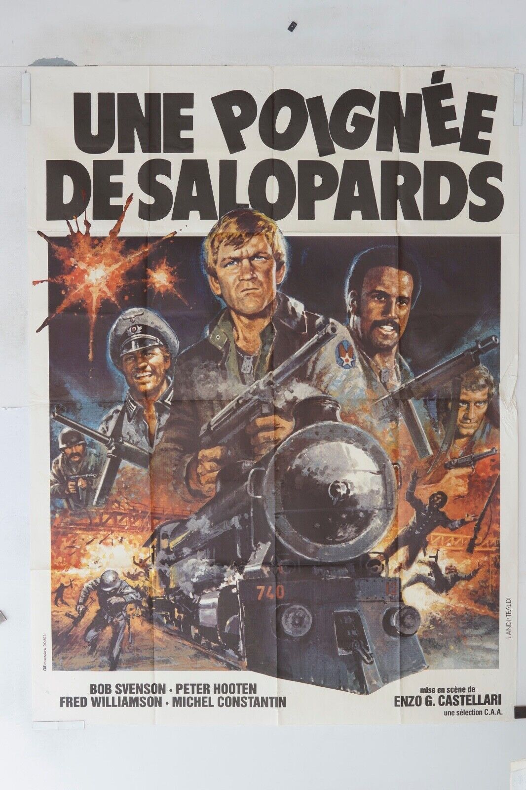 UNE POIGNÉE DE SALOPARDS ORIGINAL MOVIE POSTER 120x160 BRIGITTE BARDOT