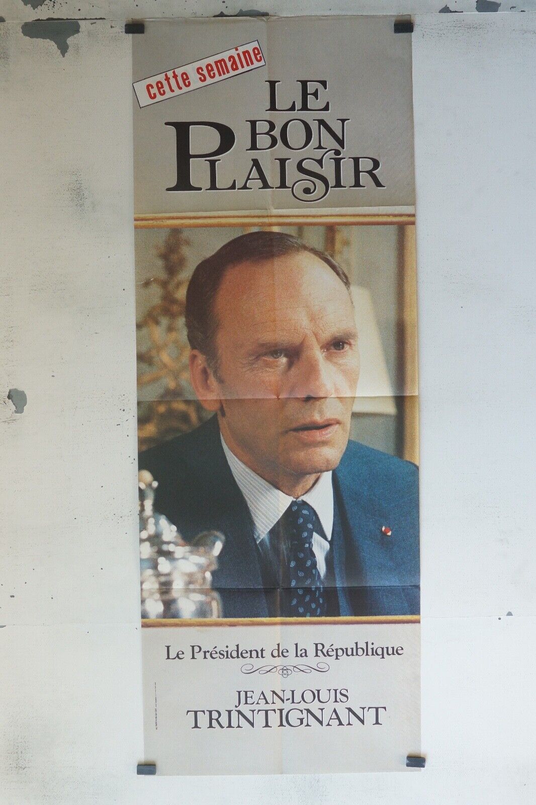 LE BON PLAISIR MOVIE POSTER ORIGINAL 60x160 JEAN-LOUIS TRINTIGNANT