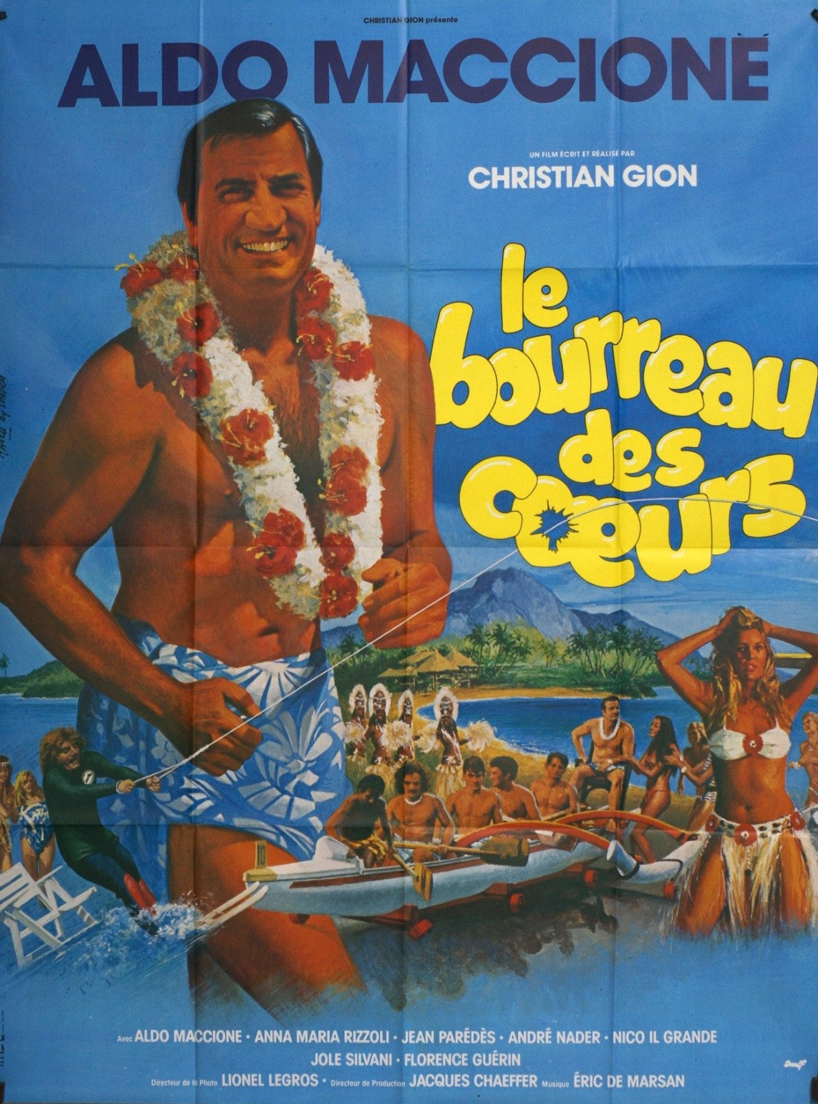 LE BOURREAU DES CŒURS ALDO MACCIONE MOVIE POSTER ORIGINAL (120X160)