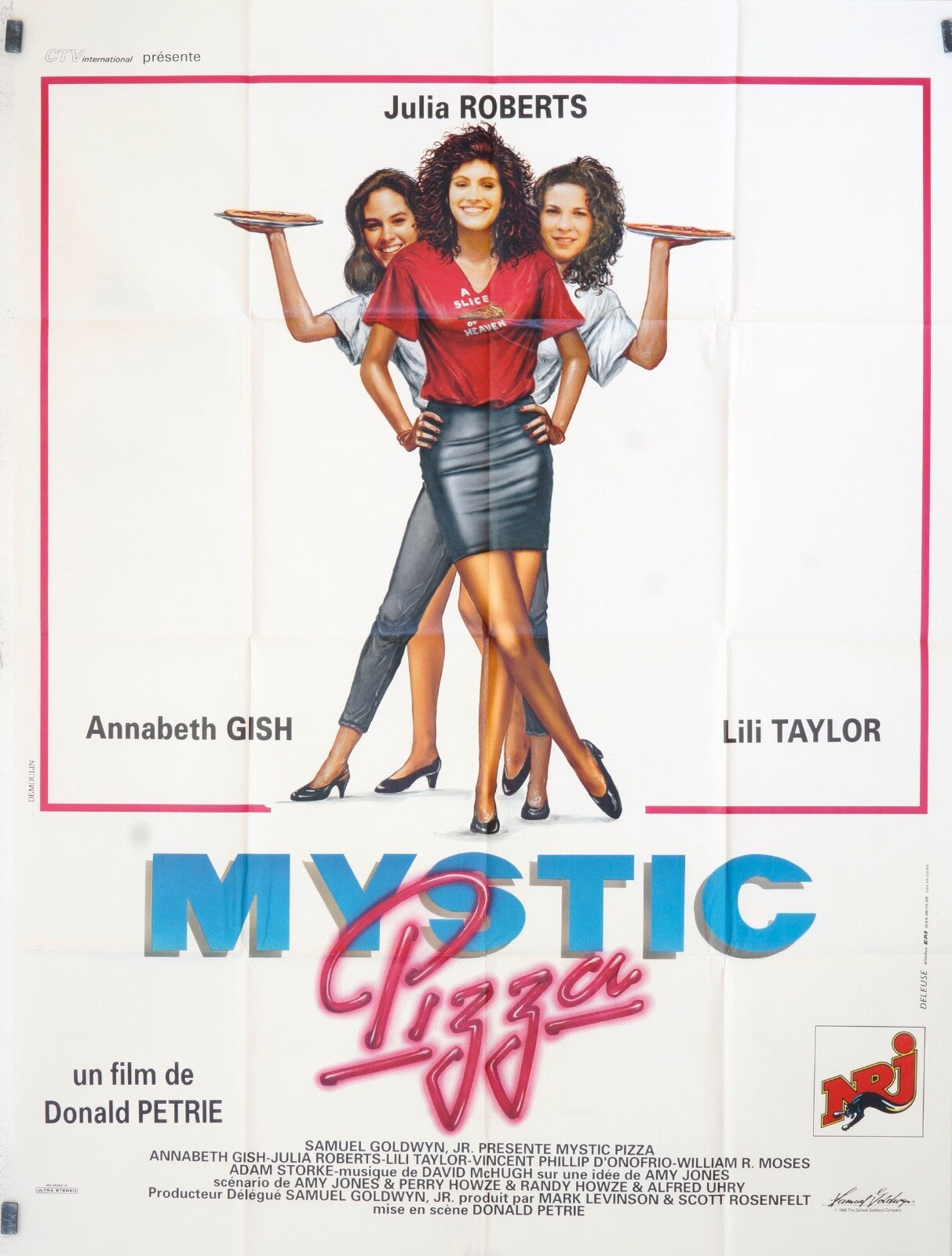 MYSTIC PIZZA MOVIE POSTER ORIGINAL 120x160  JULIA ROBERTS