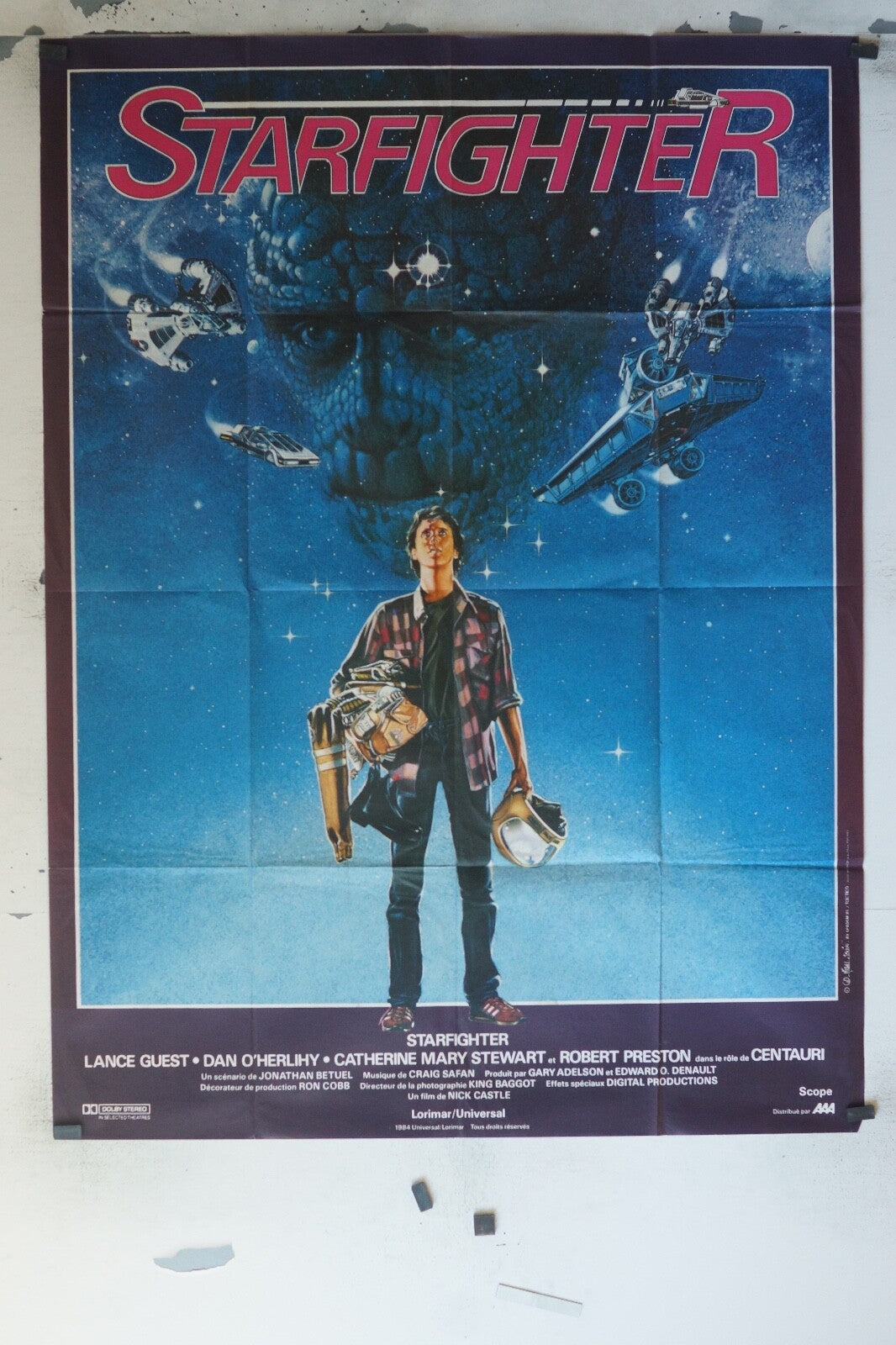 STARFIGHTER MOVIE POSTER ORIGINAL 120x160 LANCE GUEST
