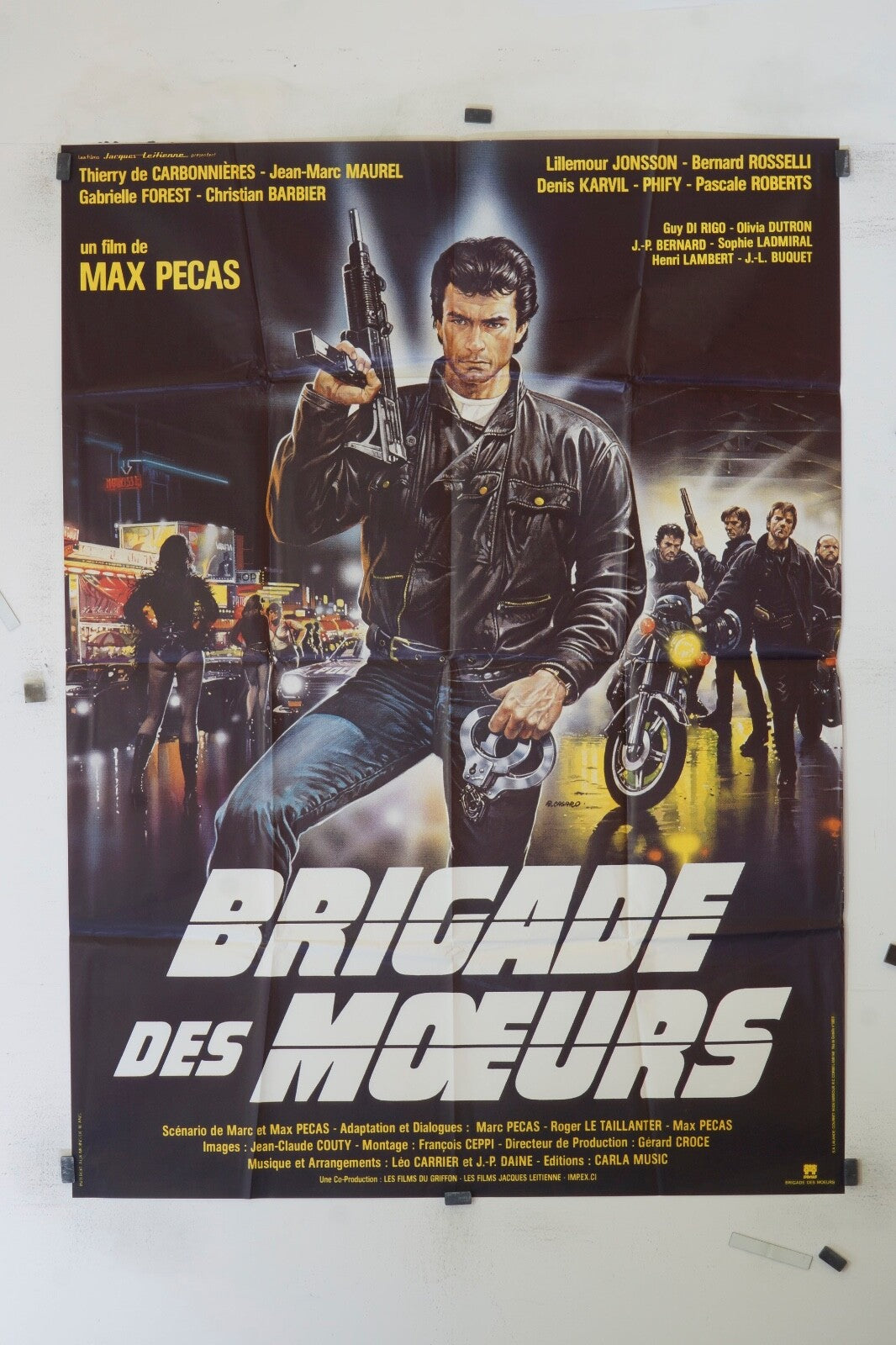 BRIGADE DES MOEURS MAX PECAS 120x160 ORIGINAL MOVIE POSTER