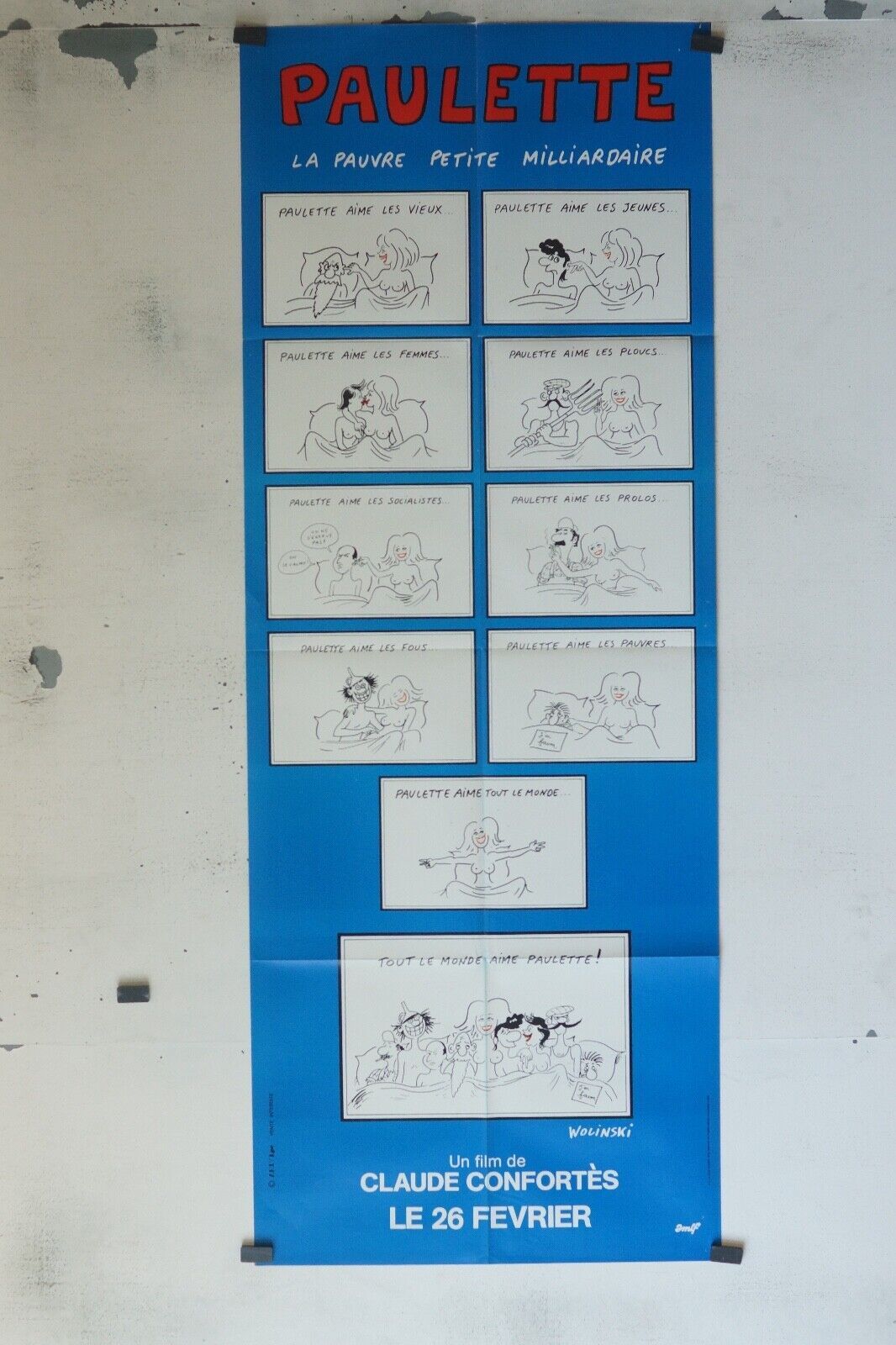 PAULETTE MOVIE POSTER ORIGINAL 60x160