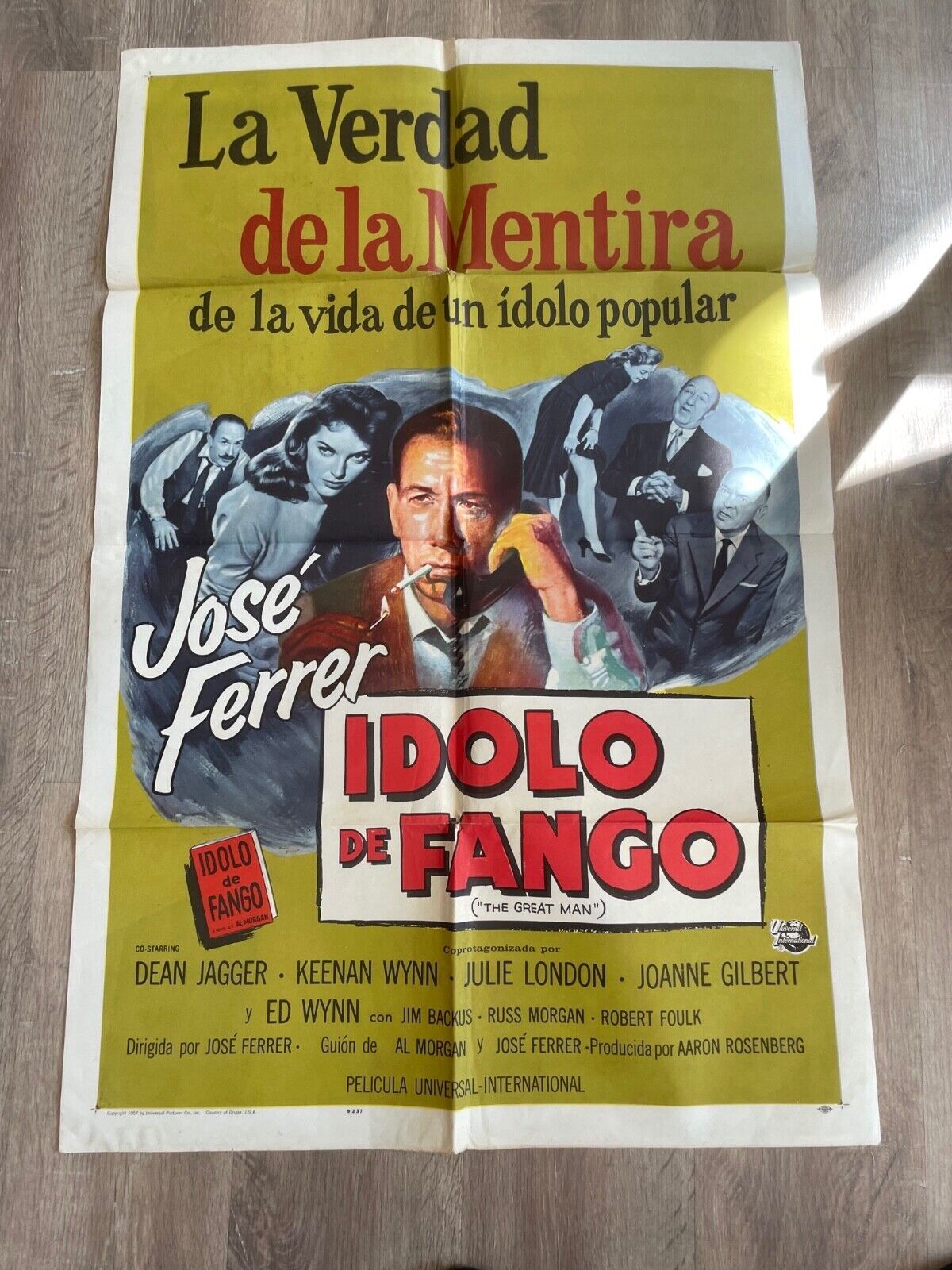 IDOLO DE FANGO 70X100 original CLIFF ROBERTSON