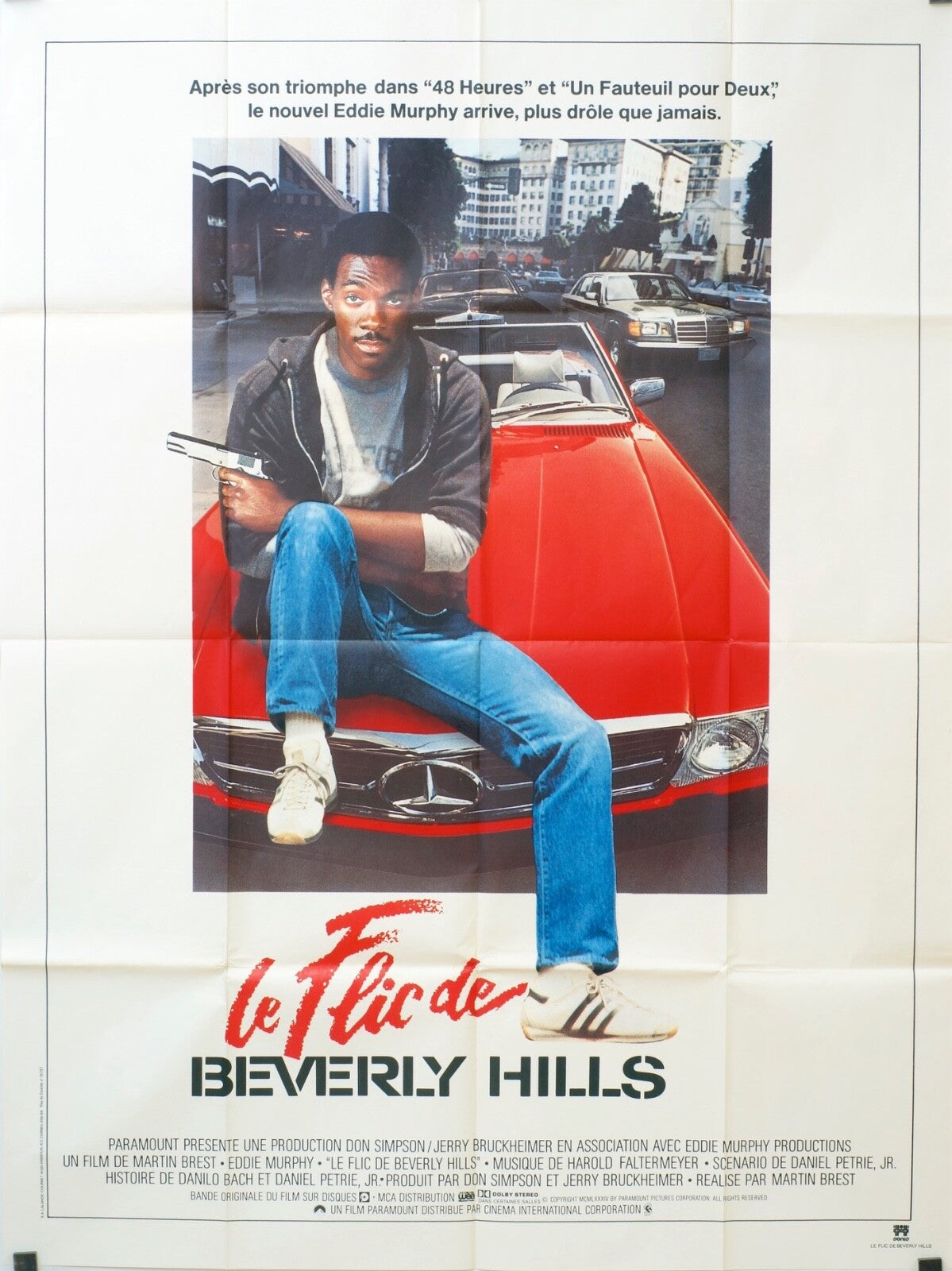 LE FLIC DE BEVERLY HILLS MOVIE POSTER ORIGINAL 120x160 EDDY MURPHY