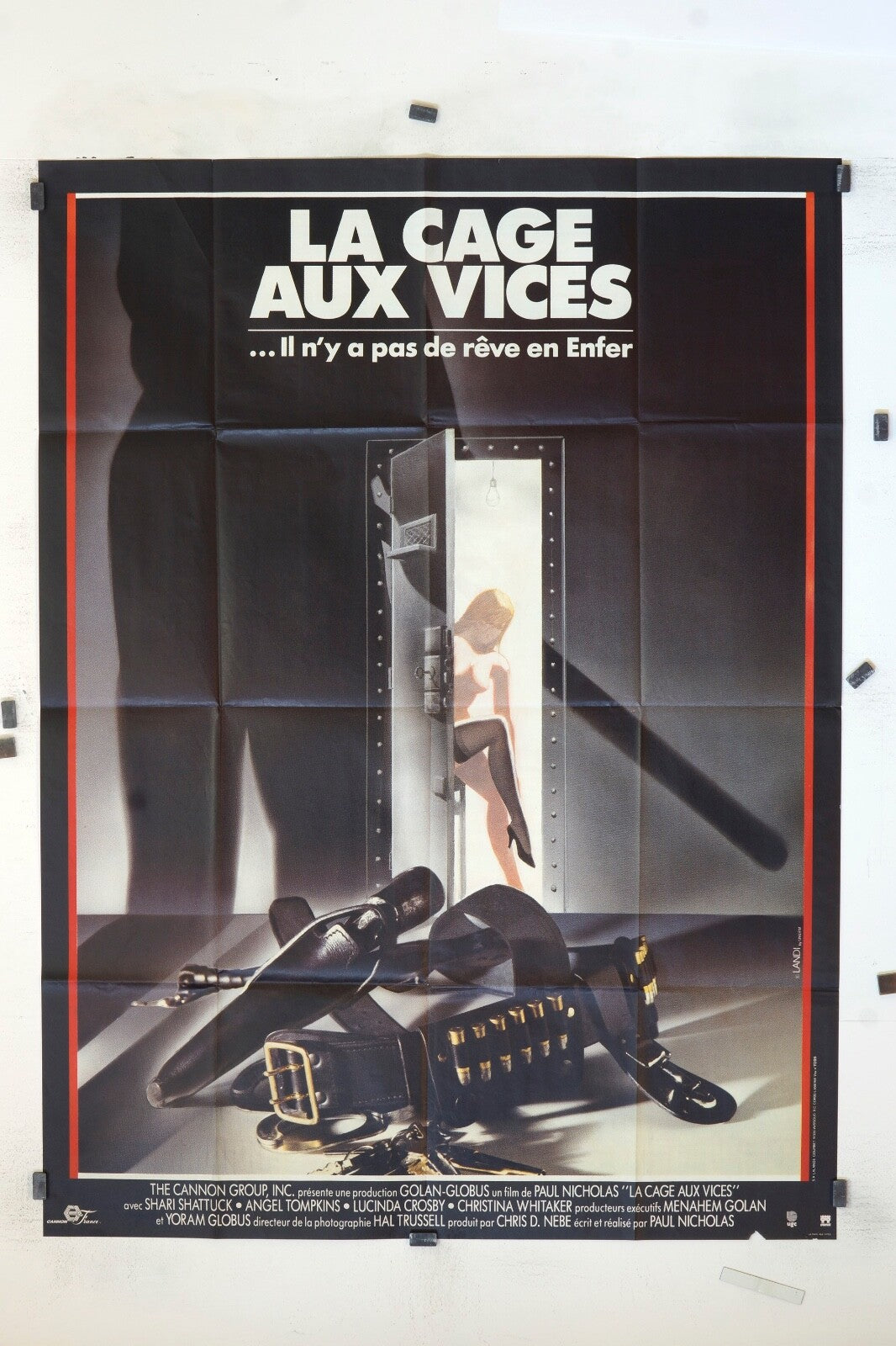 LA CAGE AUX VICES SHARI SHATTUCK ORIGINAL MOVIE POSTER 120x160
