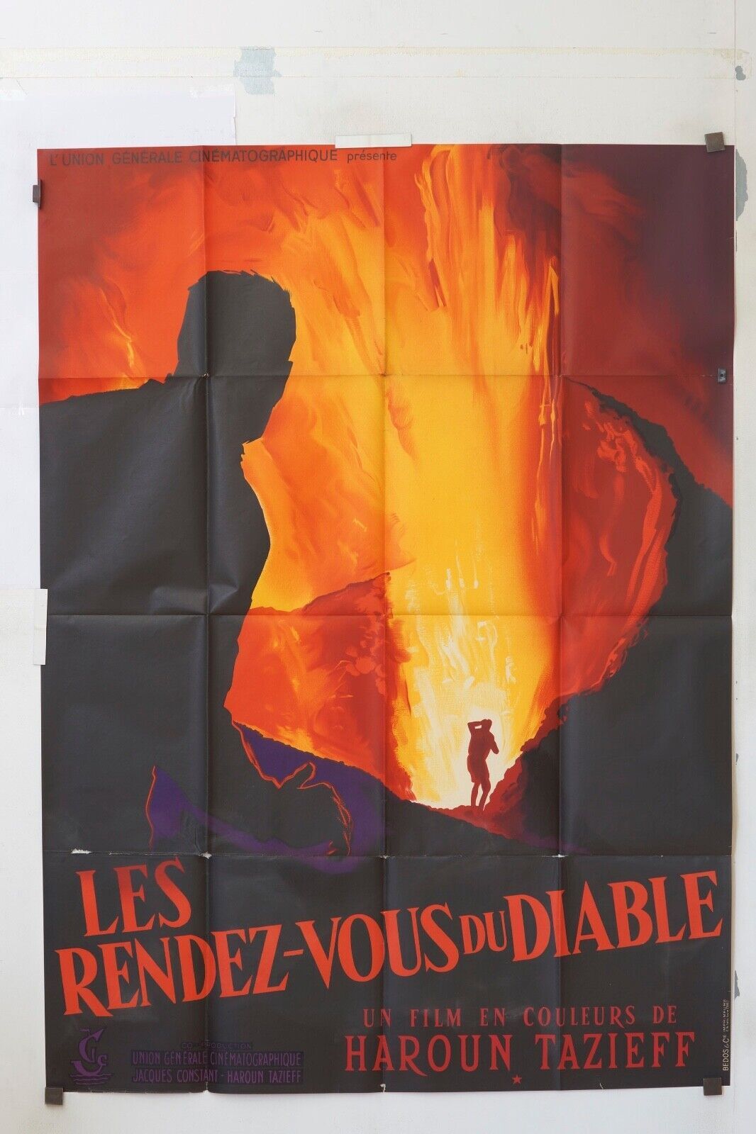 LES RENDEZ-VOUS DU DIABLE MOVIE POSTER ORIGINAL (120x160) HAROUN TAZIEFF