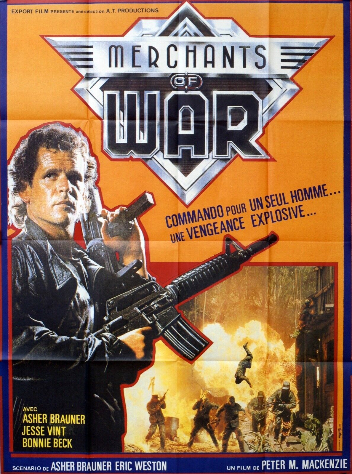 MERCHANTS OF WAR MOVIE POSTER 120x160 ASHER BRAUNER
