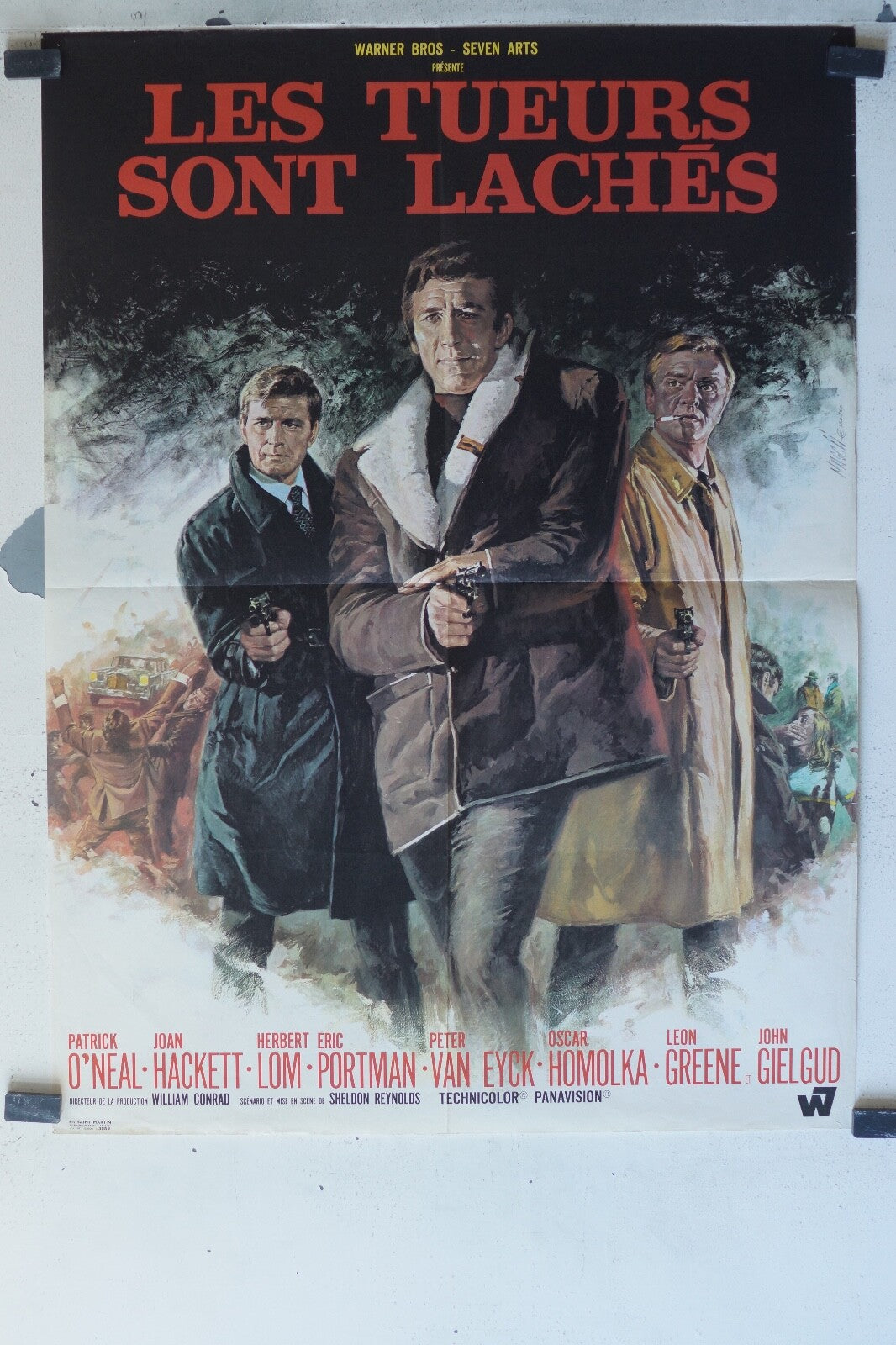 TUEURS SONT LACHES (LES) MOVIE POSTER ORIGINAL (60X80) Patrick O’Neal 