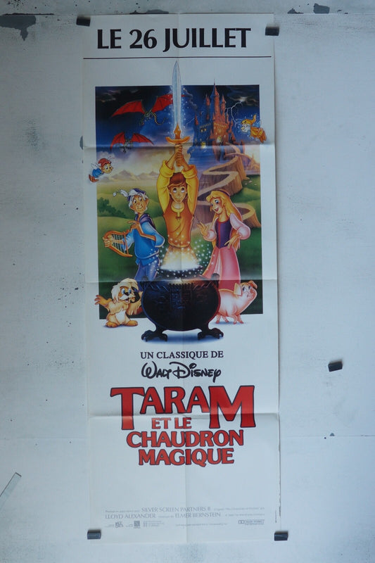 TARAM ET LE CHAUDRON MAGIQUE ORIGINAL POSTER (60X160) WALT DISNEY