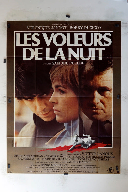 LES VOLEURS DE LA NUIT SAMUEL FULLER 120x160 ORIGINAL MOVIE POSTER