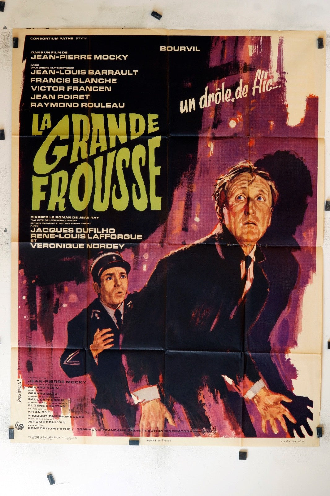 LA GRANDE FROUSSE JEAN-PIERRE MOCKY MOVIE POSTER ORIGINAL 120x160