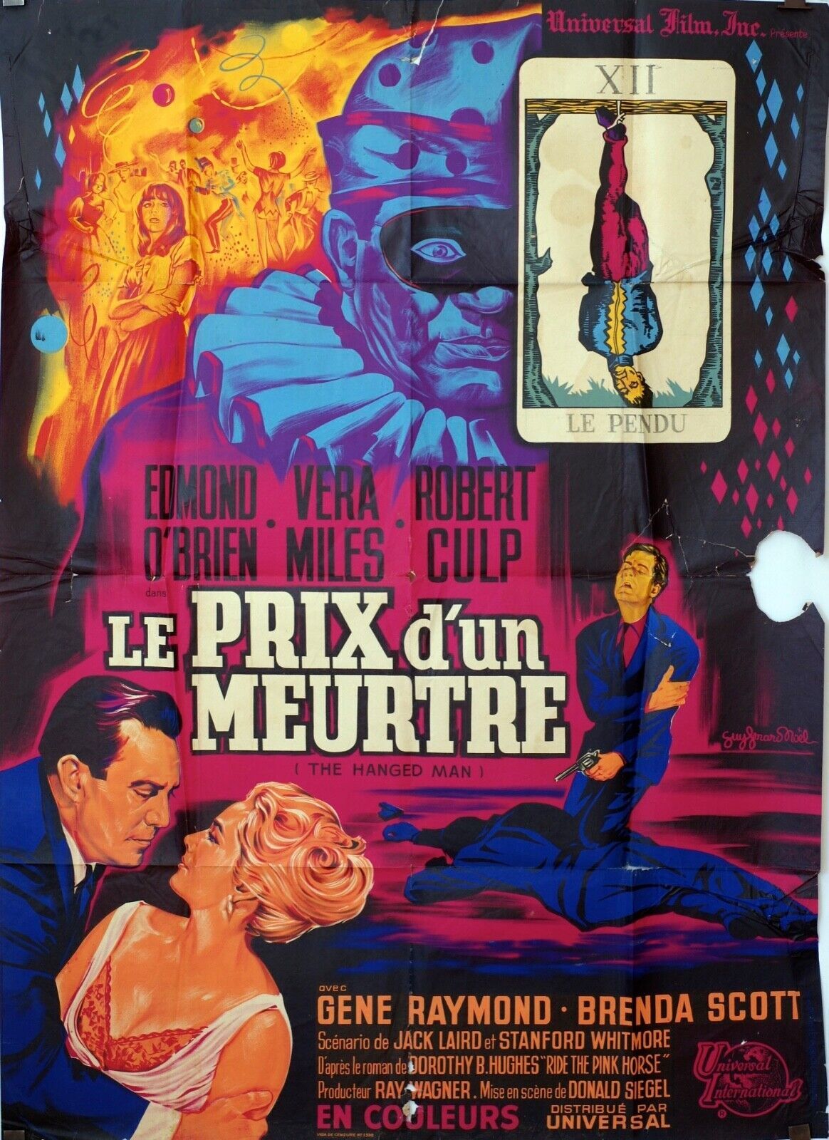 LE PRIX D’UN MEURTRE MOVIE POSTER ORIGINAL (120X160) EDMOND O’BRIEN