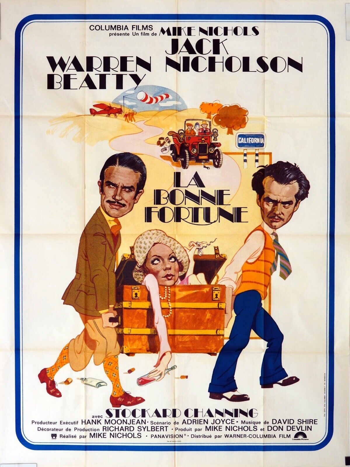 LA BONNE FORTUNE MOVIE POSTER ORIGINAL 120x160 JACK NICHOLSON