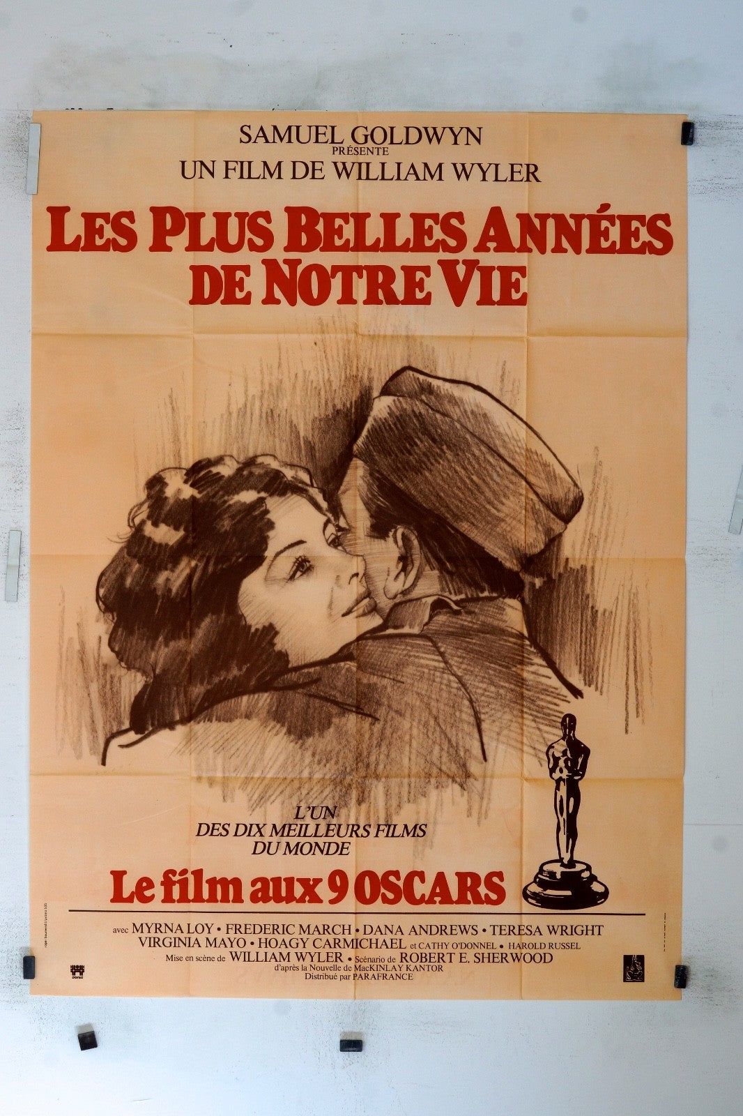 LES PLUS BELLES ANNÉES DE NOTRE VIE SAMUEL GOLDWYN POSTER ORIGINAL (120x160)