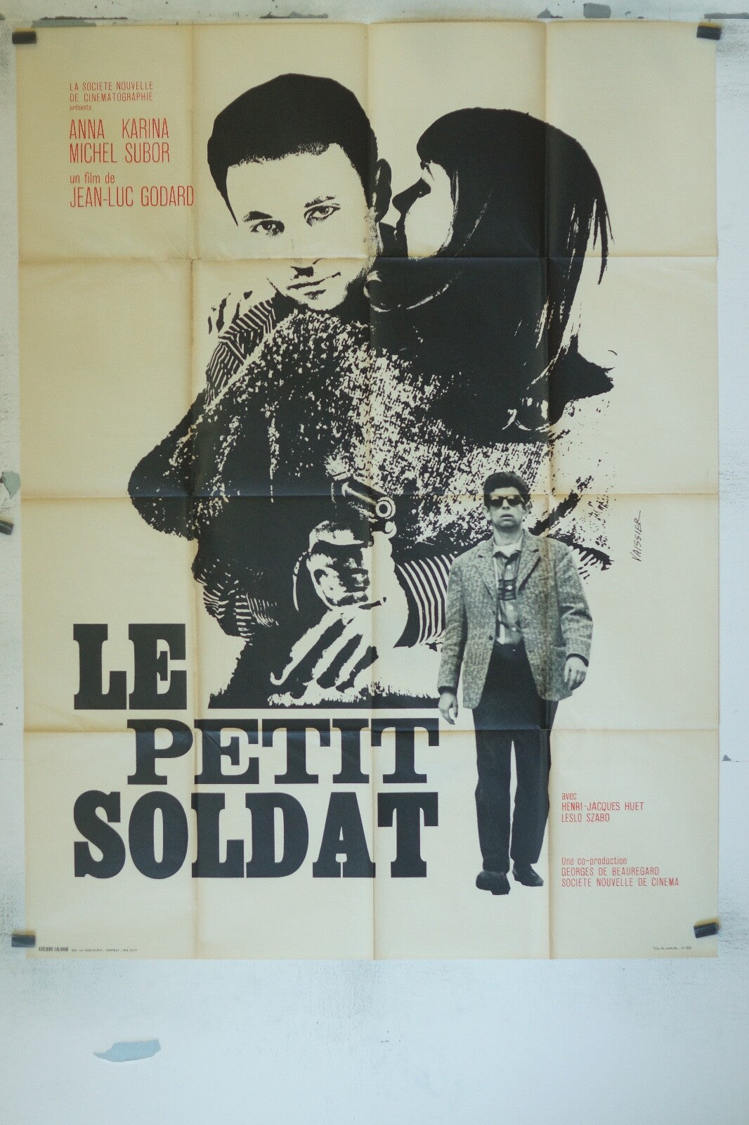 LE PETIT SOLDAT ORIGINAL120x160 ANNA KARINA MICHEL SUBOR