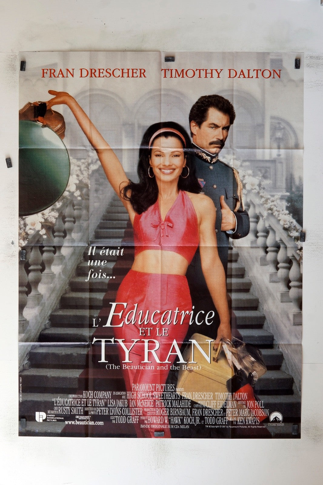 L’ÉDUCATRICE ET LE TYRAN FRAN DRESCHER MOVIE POSTER ORIGINAL (120x160)
