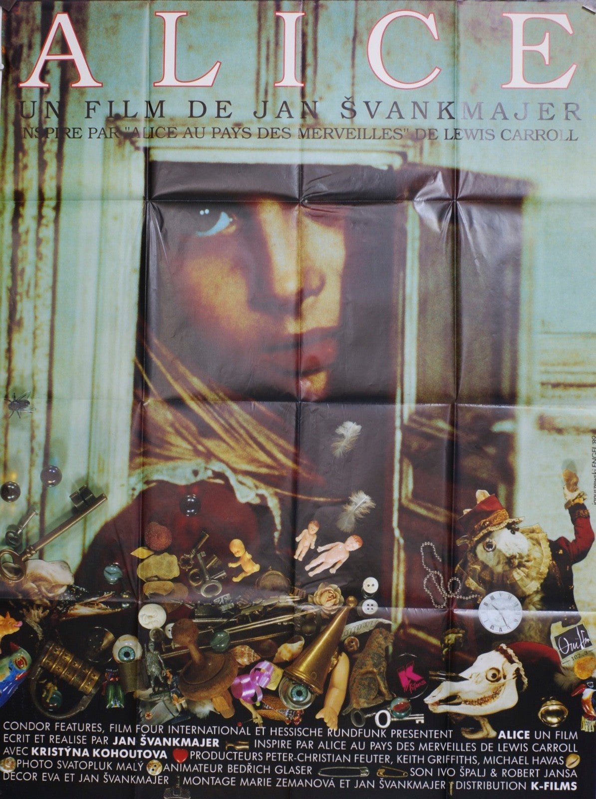 ALICE JAN SVANKMAJER movie poster ORIGINAL 120x160