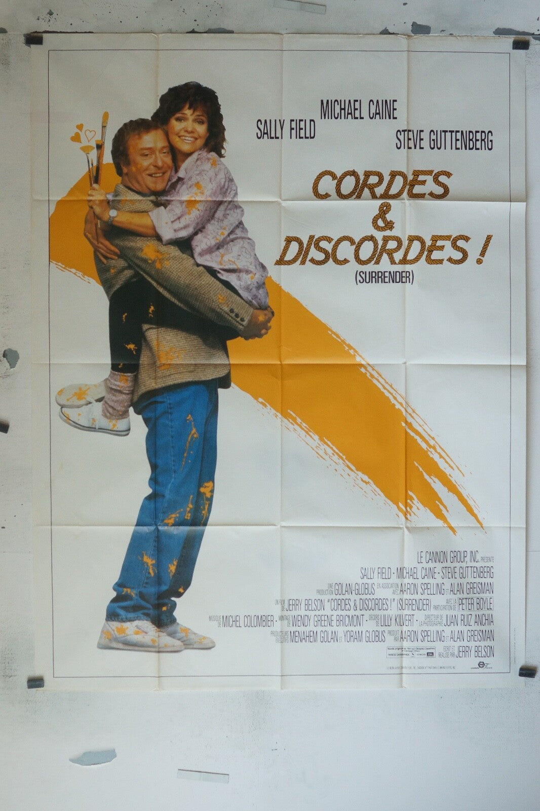 CORDES & DISCORDES POSTER ORIGINAL 120x160 MICHAEL CAINE