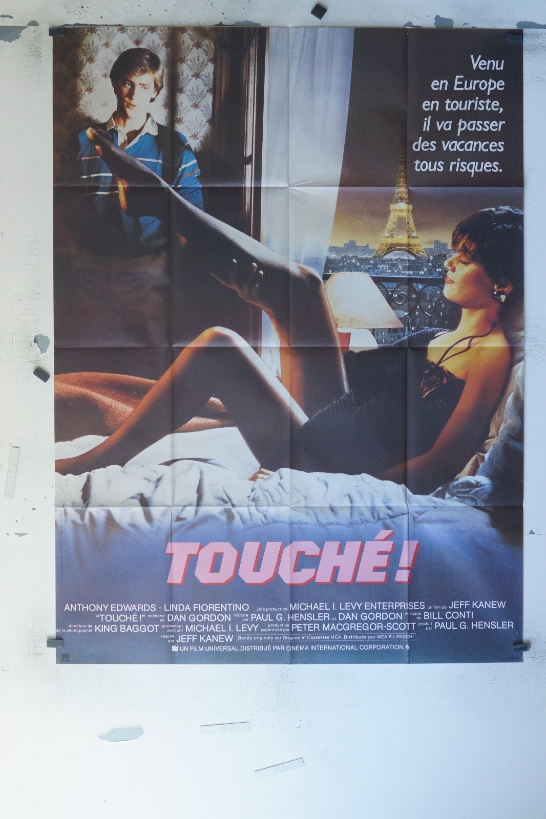 TOUCHÉ ! MOVIE POSTER ORIGINAL 120x160 ANTHONY EDWARDS – LINDA FIORENTINO