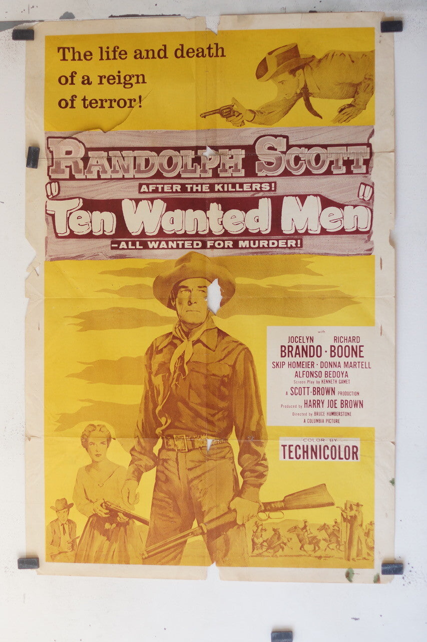 TEN WANTED MEN ORIGINAL 69x103