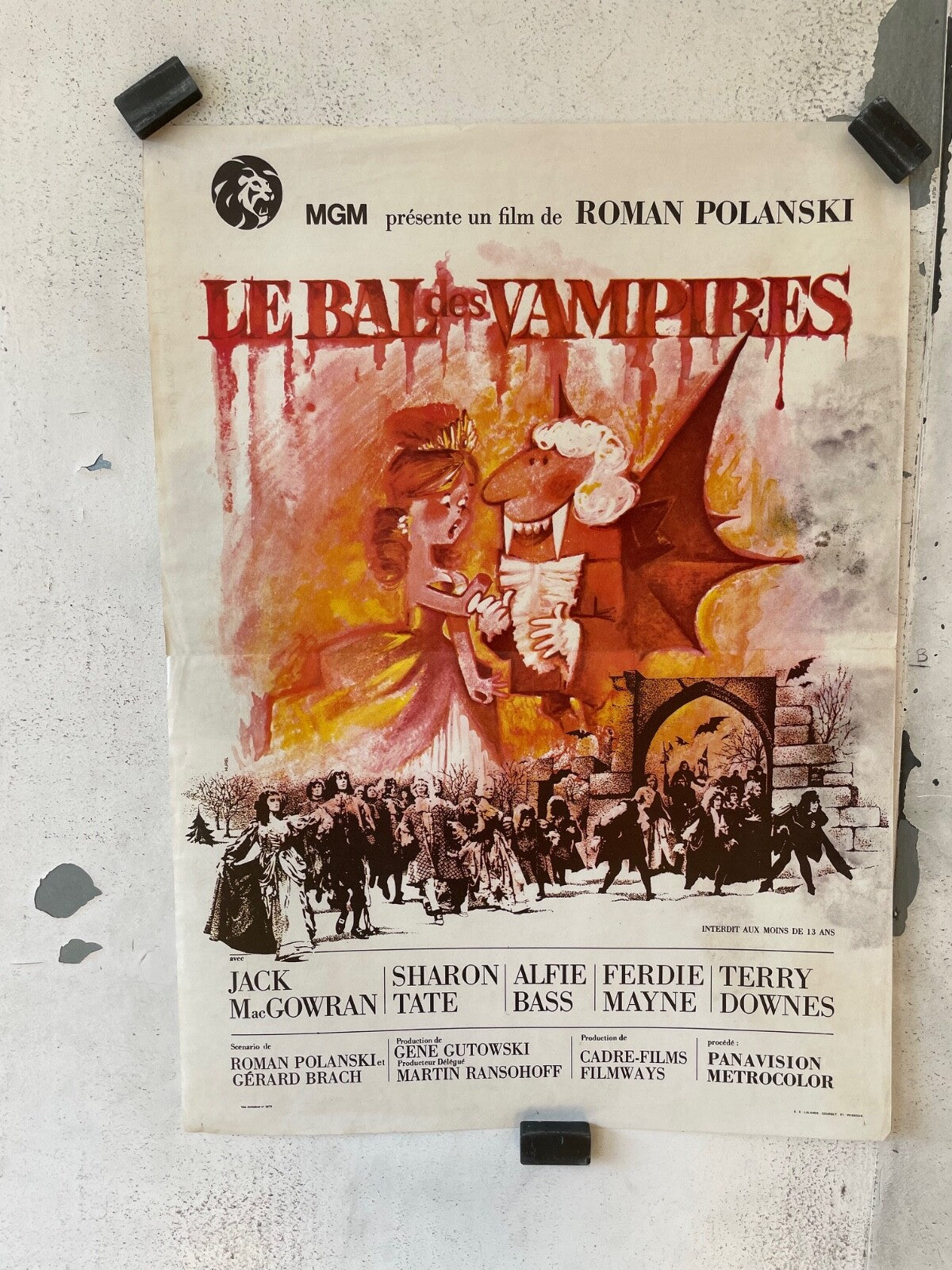 LE BAL DES VAMPIRES ORIGINAL 40x60 ROMAN POLANSKI