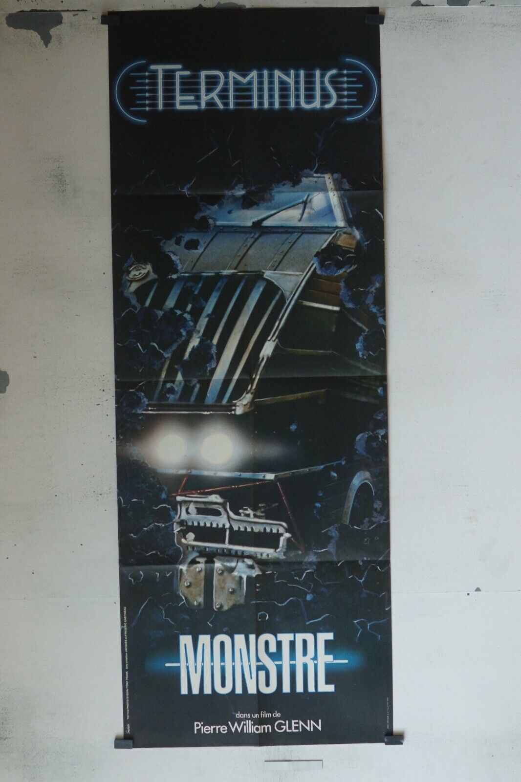 TERMINUS « MONSTRE » MOVIE POSTER ORIGINAL 60x160 WILLIAM GLENN