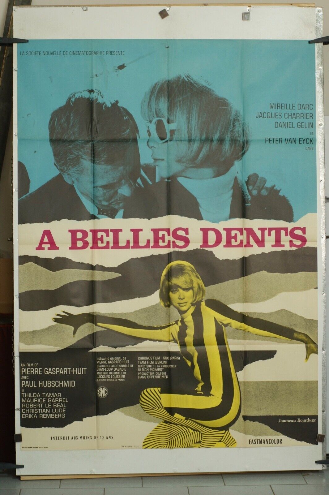 A BELLES DENTS ORIGINAL MOVIE POSTER 120x160 PAUL HUBSCHMID