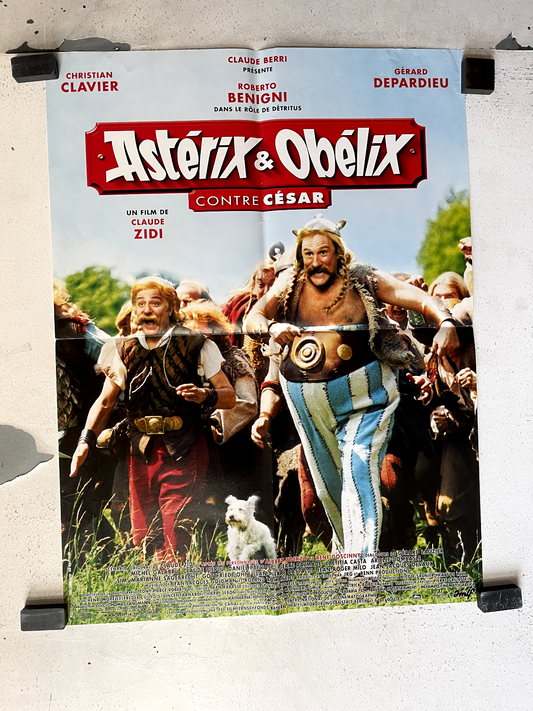 ASTÉRIX & OBÉLIX POSTER ORIGINAL (40X60) CHRISTIAN CLAVIER – GERARD DEPARDIEU