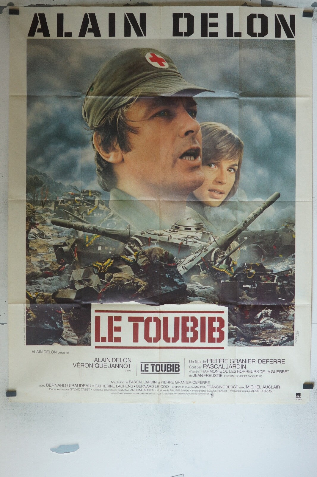 LE TOUBIB POSTER ORIGINAL 120x160 ALAIN DELON