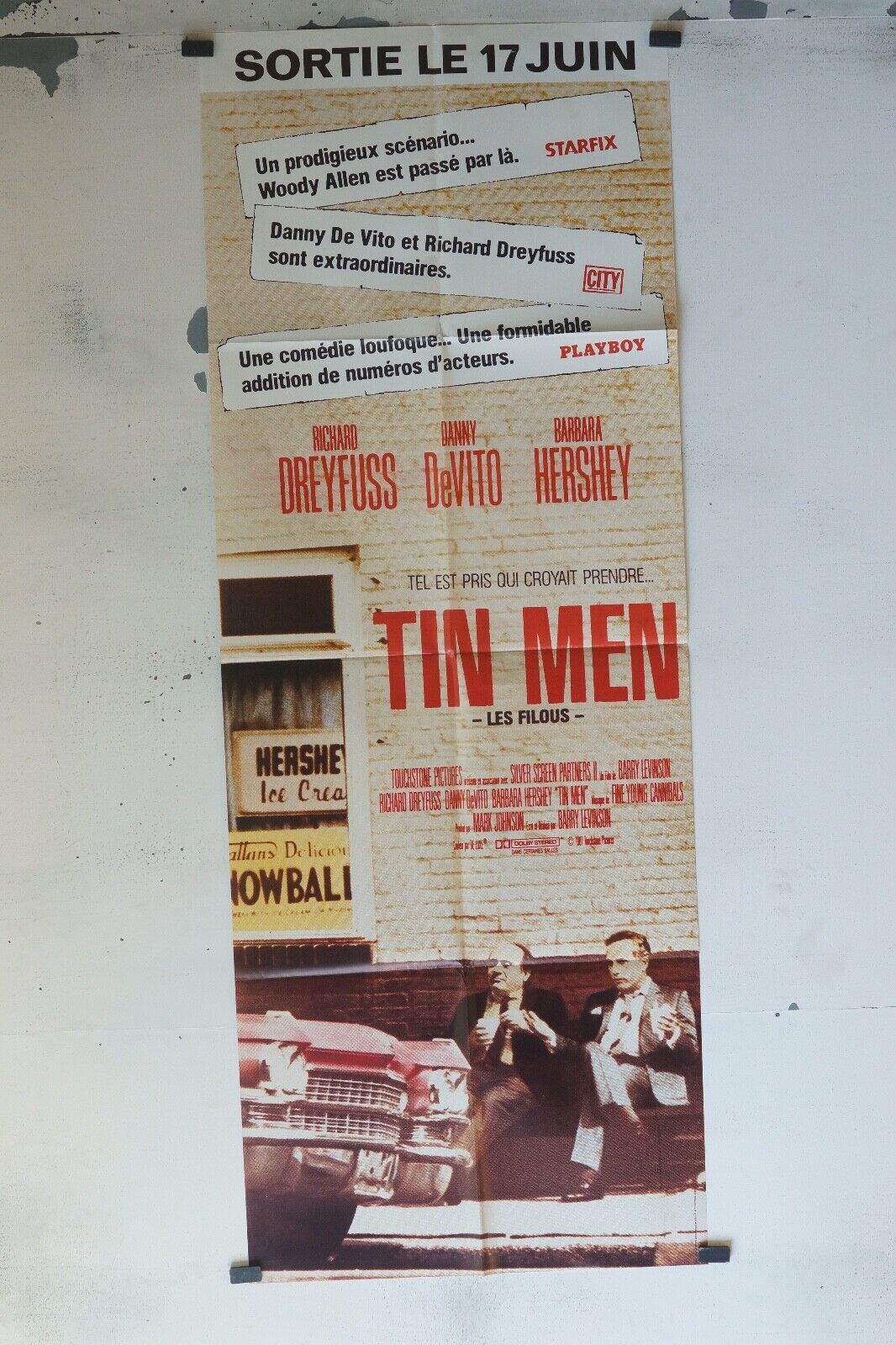 TIN MEN POSTER ORIGINAL (60x160) RICHARD DREYFUSS