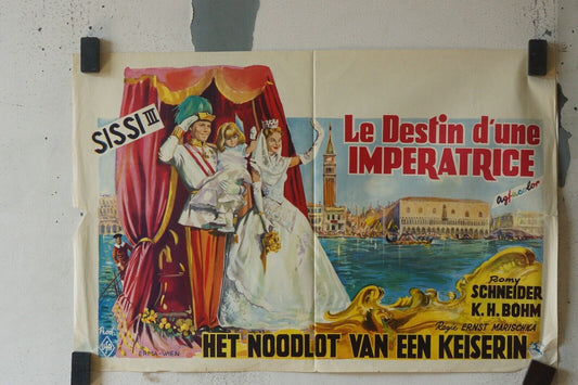 LE DESTIN D’UNE IMPÉRATRICE MOVIE POSTER ORIGINAL (55X37) ROMY SCHNEIDER