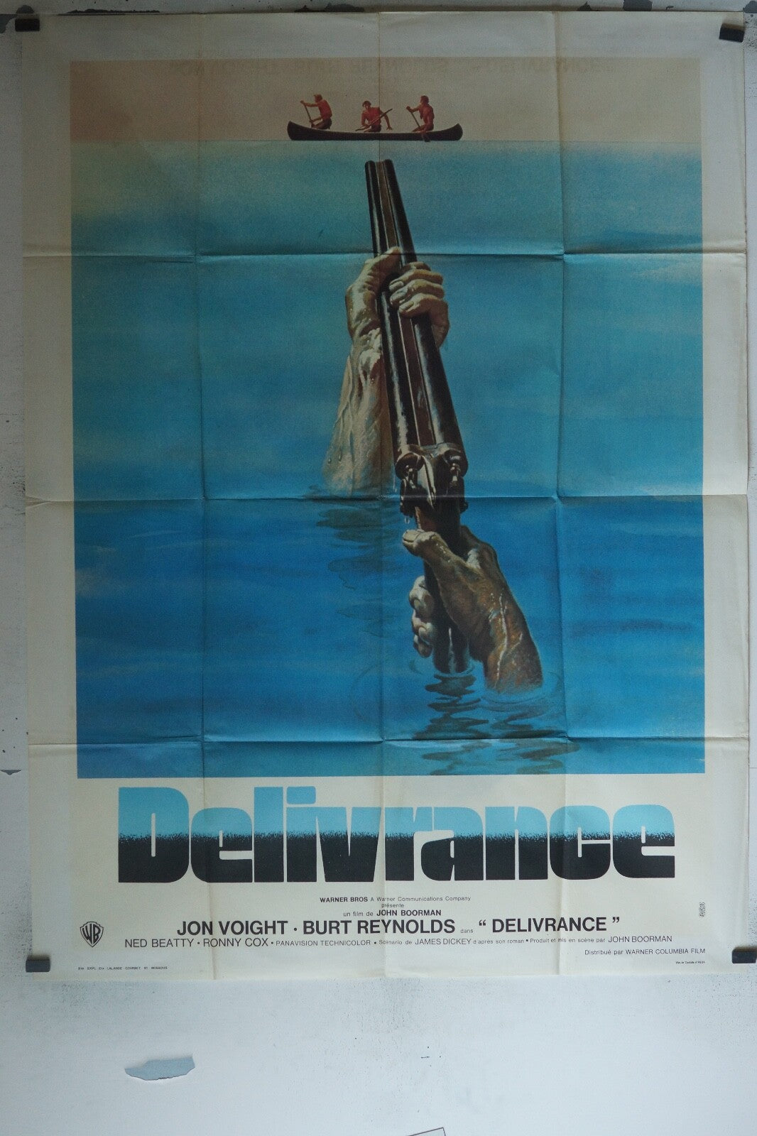 DÉLIVRANCE POSTER ORIGINAL 120x160 JON VOIGHT