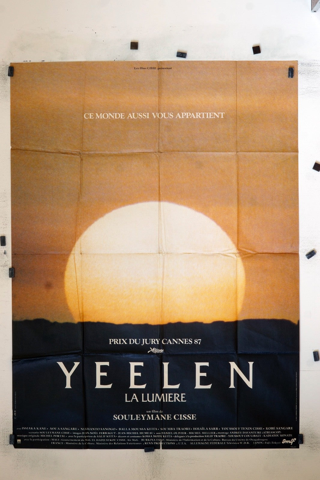 YELLEN SOULEYMANE CISSE ORIGINAL MOVIE POSTER 120x160