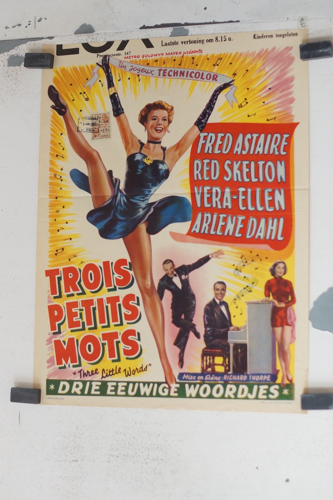 TROIS PETITS MOTS (Belgium Version) 30x55 Three Little words 