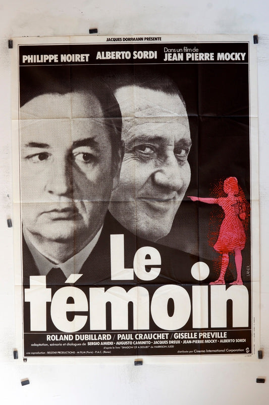 LE TÉMOIN PHILIPPE NOIRET MOVIE POSTER ORIGINAL 120x160