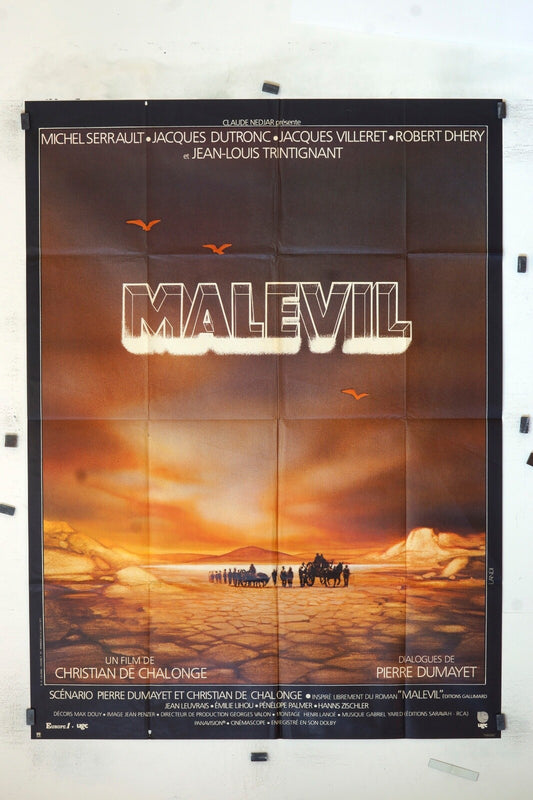 MALEVIL MICHEL SERRAULT, 1981 MOVIE POSTER ORIGINAL 120x160