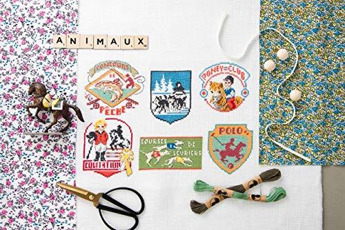 Agenda 2020 sports au point de croix "les écussons" FRENCH VERSION CROSS STITCH