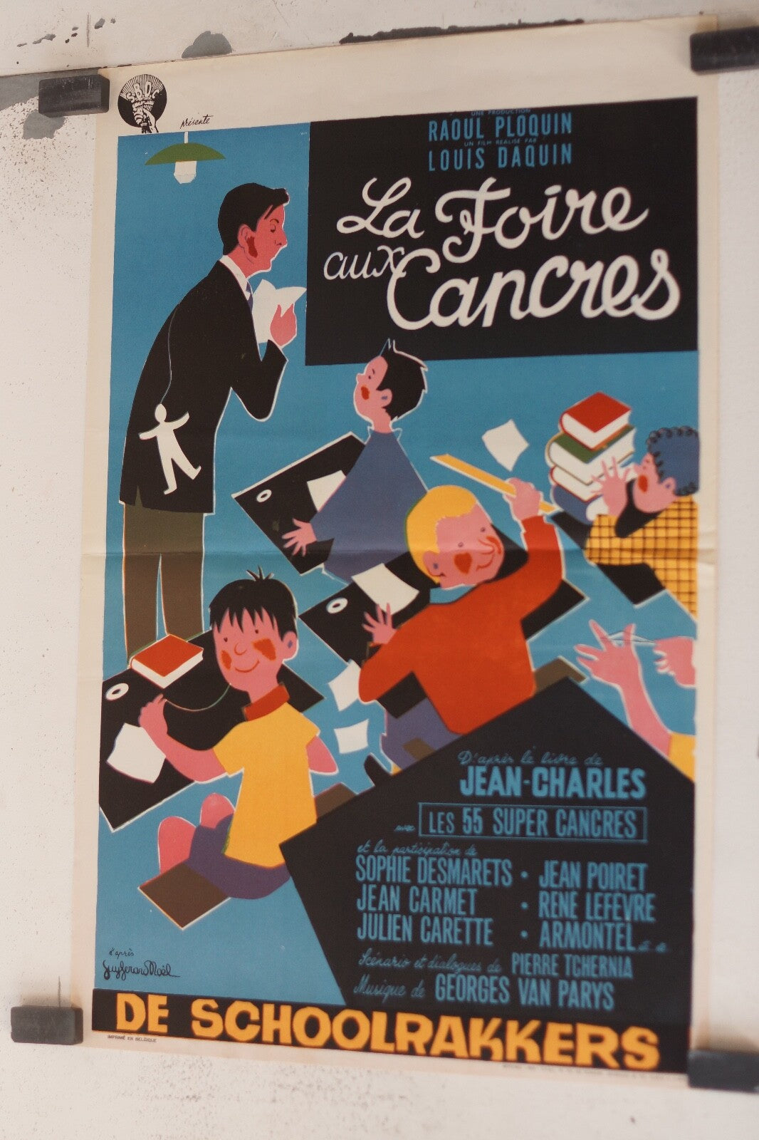 FOIRE AUX CANCRES (LA) (POSTER belge) ORIGINAL 30x55 JEAN ROCHEFORT