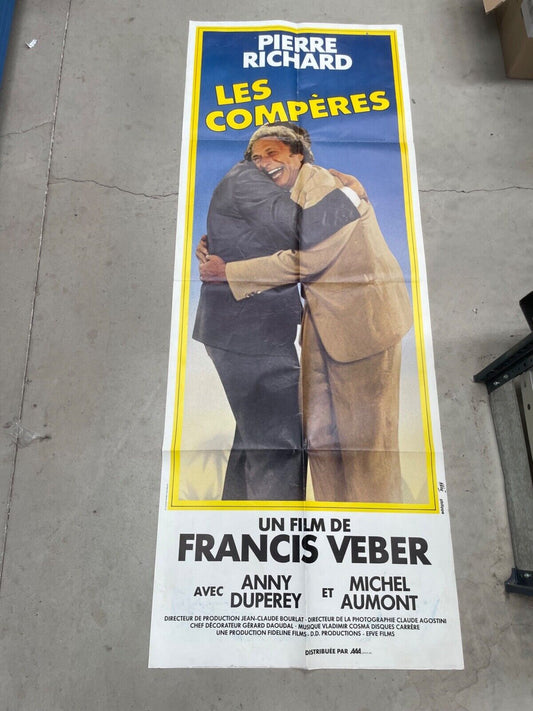 LES COMPÈRES,  POSTER ORIGINAL 60x160, PIERRE RICHARD