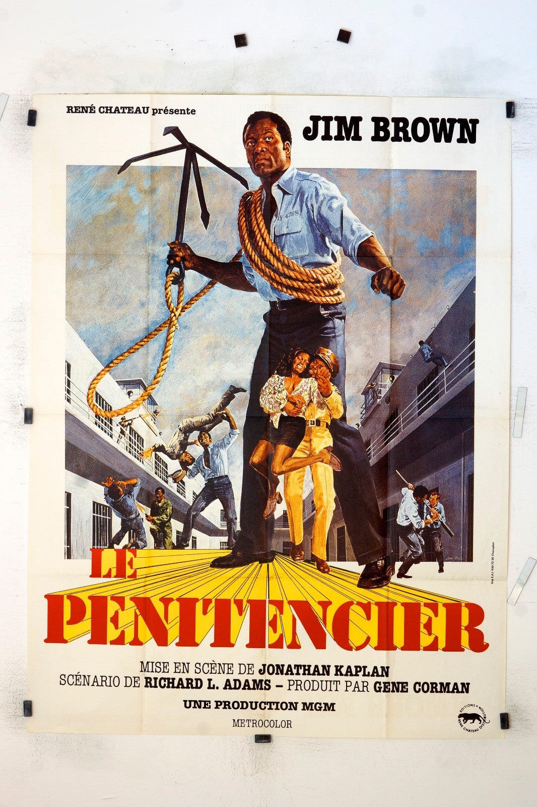 LE PÉNITENCIER JIM BROWN MOVIE POSTER 120x160