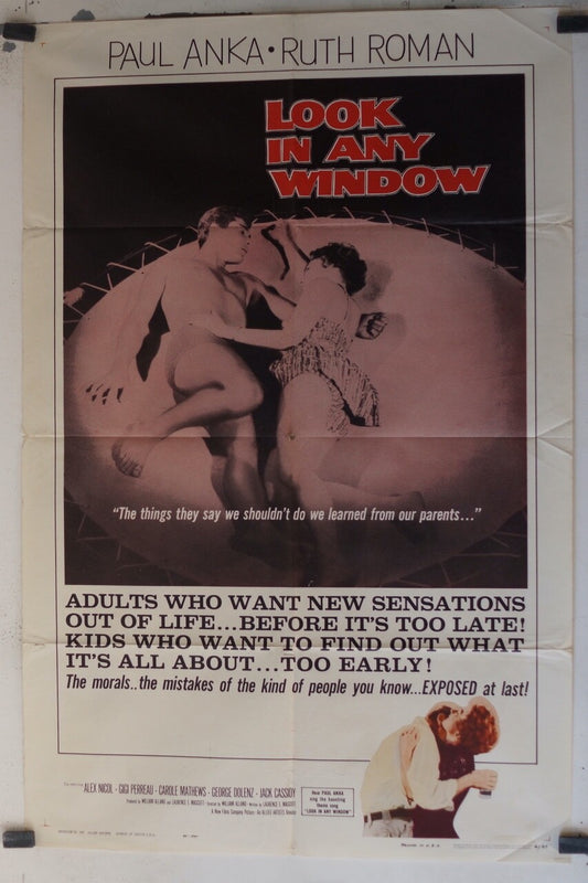 LOOK IN ANY WINDOW ORIGINAL MOVIE POSTER ALEX NICOL – GIGI PERREAU 70x100