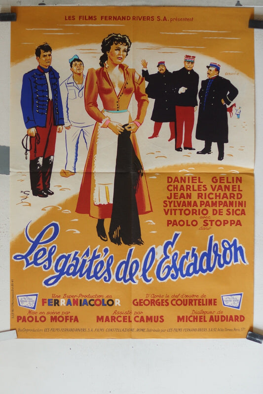 GAITES DE L’ESCADRON (LES) MOVIE POSTER ORIGINAL(60X80) Vittorio De Sica