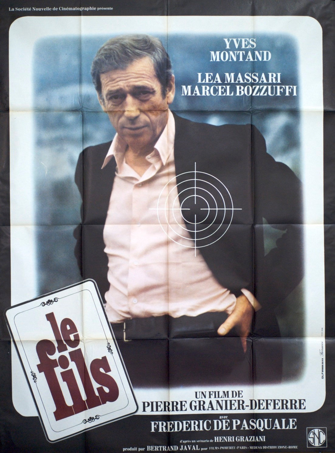 LE FILS YVES MONTANT MOVIE POSTER  120x160
