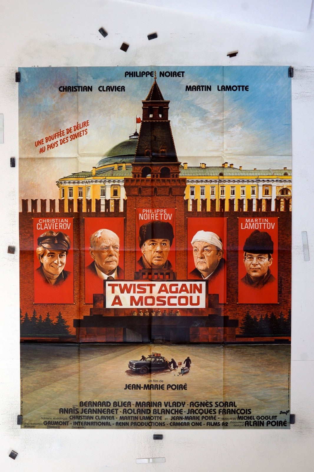TWIST AGAIN MOSCOU CHRISTIAN CLAVIER MOVIE POSTER ORIGINAL (120x160)