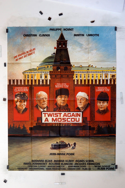TWIST AGAIN MOSCOU CHRISTIAN CLAVIER MOVIE POSTER ORIGINAL (120x160)